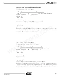 AT43USB370E-AC Datenblatt Seite 21