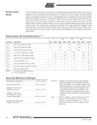 ATF1502AS-15JI44 Datasheet Pagina 12
