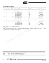 ATF1502AS-15JI44 Datasheet Page 22