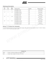 ATF1502AS-15JI44 데이터 시트 페이지 22