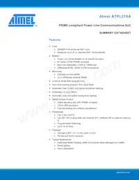 ATPL210A-A1U-Y Datasheet Copertura