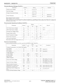 BH2223FV-E2 Datasheet Page 3