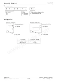 BH2223FV-E2 Datasheet Page 12