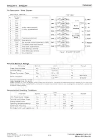 BH2226FV-FE2 Datasheet Pagina 2