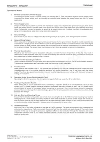 BH2226FV-FE2 Datasheet Page 11