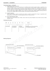 BU2506FV-E2 Datasheet Page 16