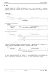 BU9409FV-E2 Datasheet Pagina 21