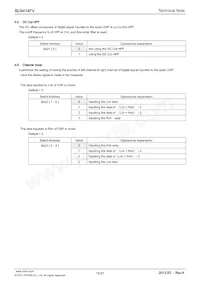 BU9414FV-E2 Datasheet Page 15