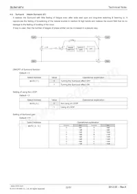 BU9414FV-E2 Datasheet Page 22