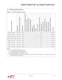 C8051T626-B-GMR Datasheet Page 21