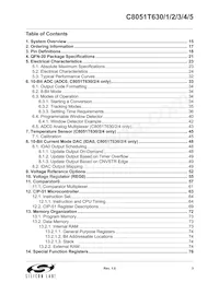 C8051T635-GM Datasheet Pagina 3