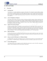 CS43L21-CNZR數據表 頁面 22