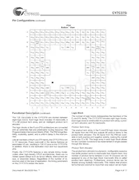 CY7C375I-125AC Datasheet Page 4