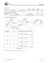 CY7C375I-125AC Datasheet Page 7