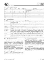 CY7C63101A-QXC Datasheet Page 3