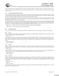 CY7C63231A-SXCT Datasheet Pagina 9