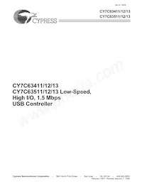CY7C63513-PVC Datenblatt Cover