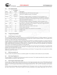 CY7C63613-SC Datasheet Page 8