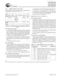 CY7C63723-SXC數據表 頁面 17