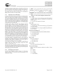 CY7C63723-SXC數據表 頁面 22
