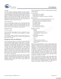 CY7C64215-56LFXCT Datasheet Page 6