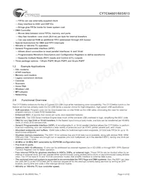CY7C64613-80NC Datasheet Page 4