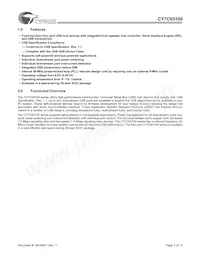 CY7C65100-SC Datasheet Page 3