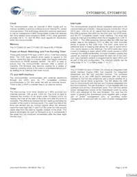 CY7C66113C-LTXCT Datenblatt Seite 2