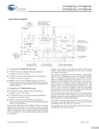 CY7C68015A-56LFXC Datasheet Page 2