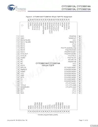 CY7C68015A-56LFXC Datasheet Page 17