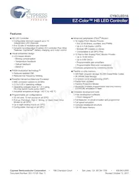 CY8CLED16-48LTXIT Datasheet Copertura