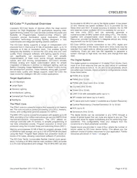 CY8CLED16-48LTXIT Datasheet Page 4