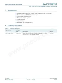 DAC1205D750HW/C1:5 Datasheet Page 2