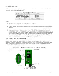 DLP-HS-FPGA Datasheet Pagina 7