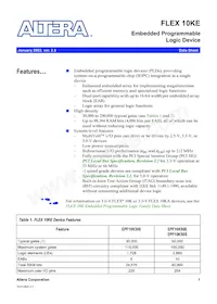 EPF10K50SFC484-2XB Datasheet Copertura