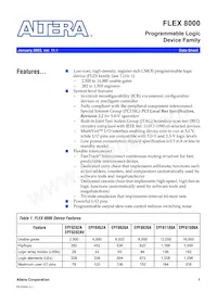 EPF8820ARC160-2 Datasheet Copertura