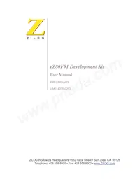 EZ80F916050MODG Datasheet Cover