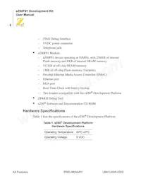 EZ80F916050MODG Datasheet Page 12