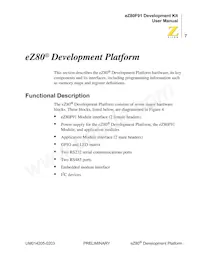 EZ80F916050MODG Datasheet Page 17