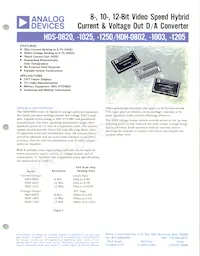 HDS-1250ATM Datasheet Cover