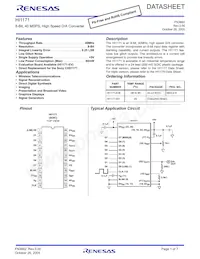 HI1171JCB-T Datasheet Cover