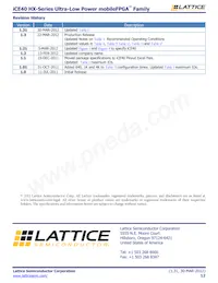 ICE40HX640-VQ100 Datasheet Page 12