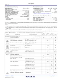 ISL22102IV20Z Datasheet Page 4