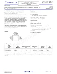 ISL22319UFU8Z-TK Datasheet Copertura