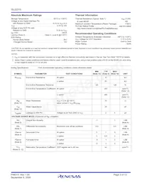 ISL22319UFU8Z-TK Datasheet Page 3