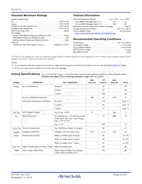 ISL23415WFRUZ-T7A Datasheet Page 4