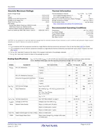 ISL23445WFRZ Datasheet Page 4