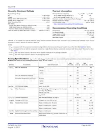 ISL23448WFRZ-T7A Datasheet Page 4