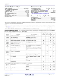 ISL96017UIRT8Z-T Datasheet Page 3