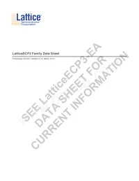 LFE3-95E-8FN672I Datasheet Cover